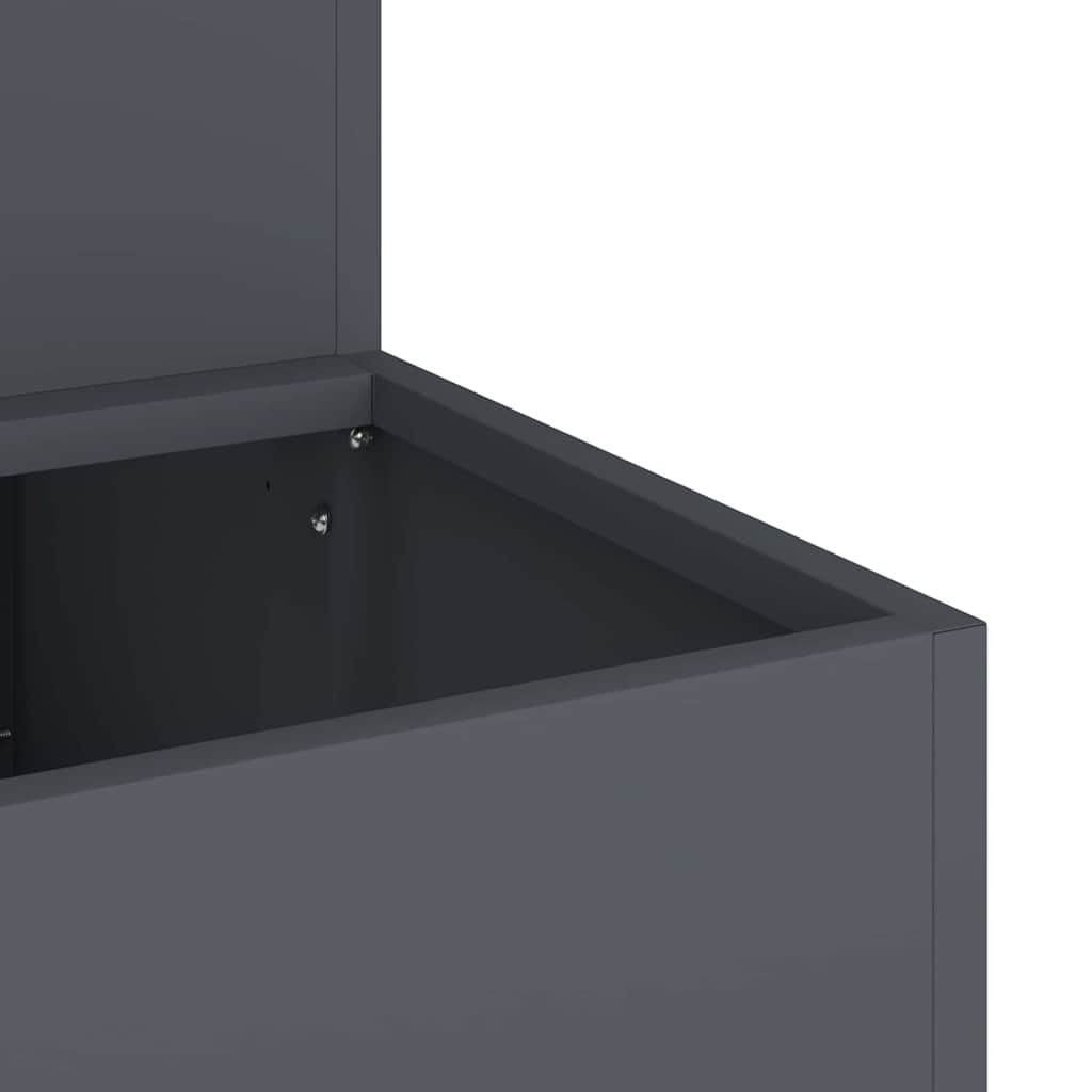 Sodo vazonas Antracitas 100 x 60 x 45 cm