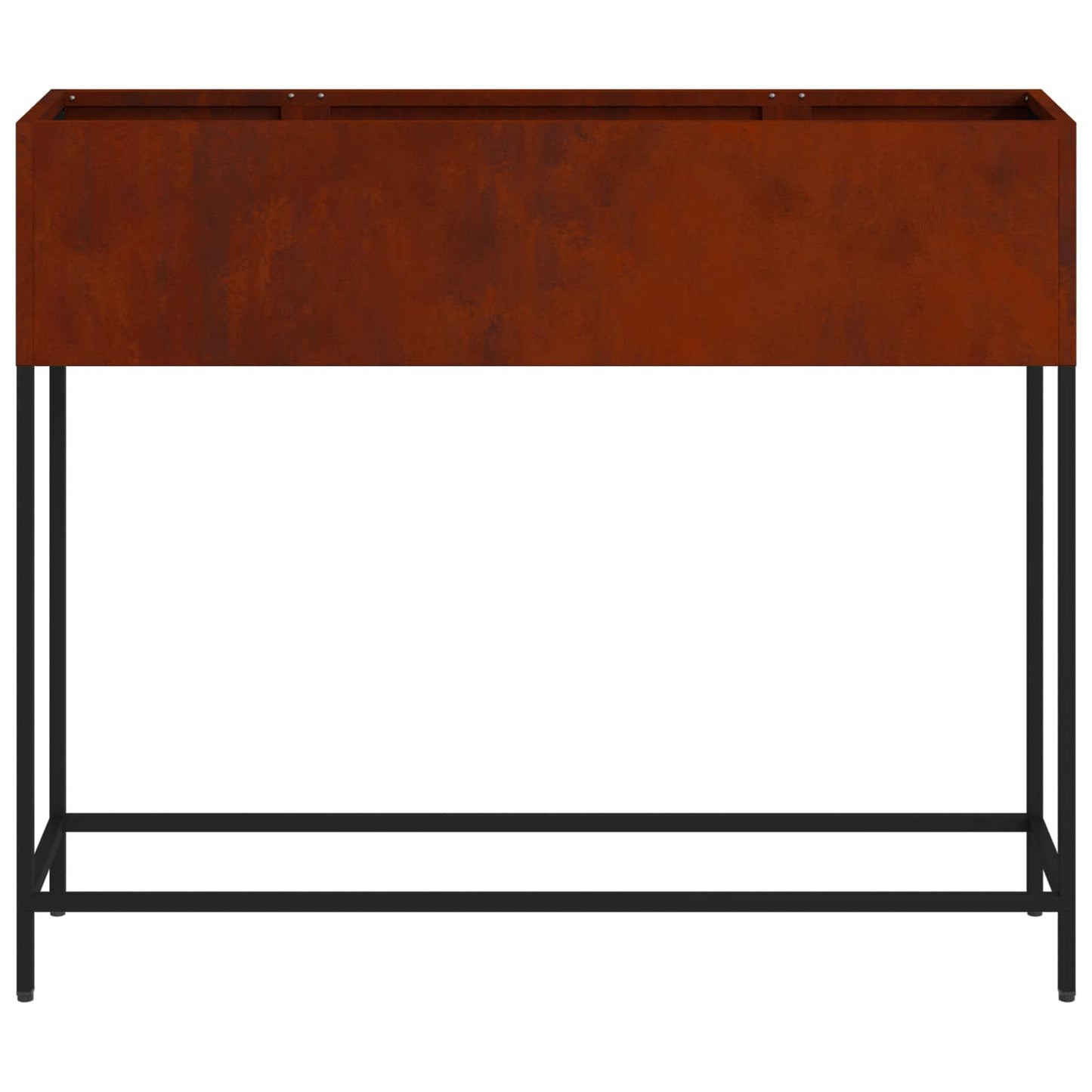 Pakeltas Sodo Vazonas Rūdijanti 100 x 26 x 82 cm
