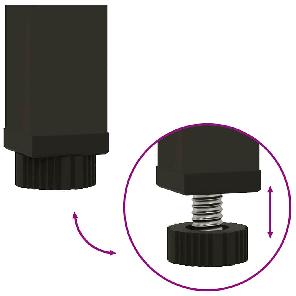 Pakeltas Sodo Vazonas Rūdijanti 100 x 26 x 82 cm Plienas