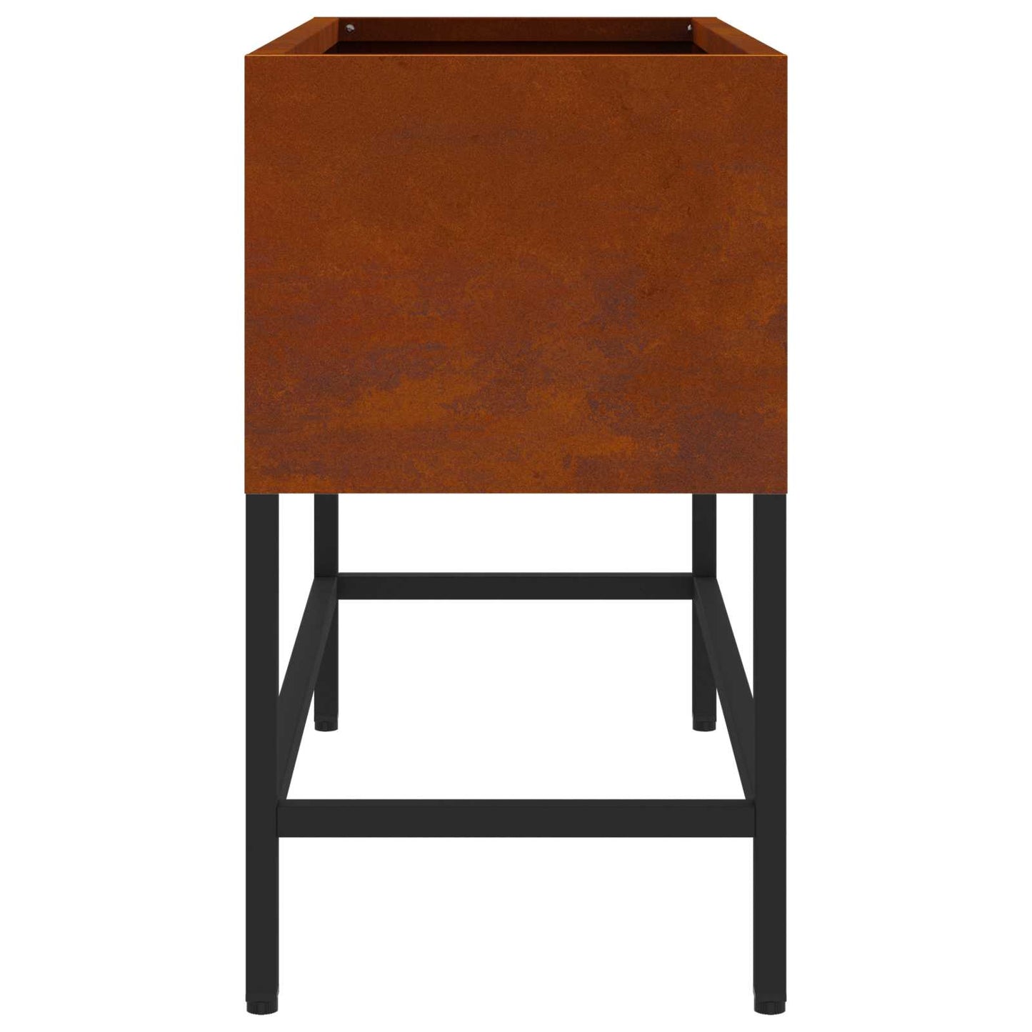 Pakeltas Sodo Vazonas Rūdijanti 60 x 26 x 45 cm