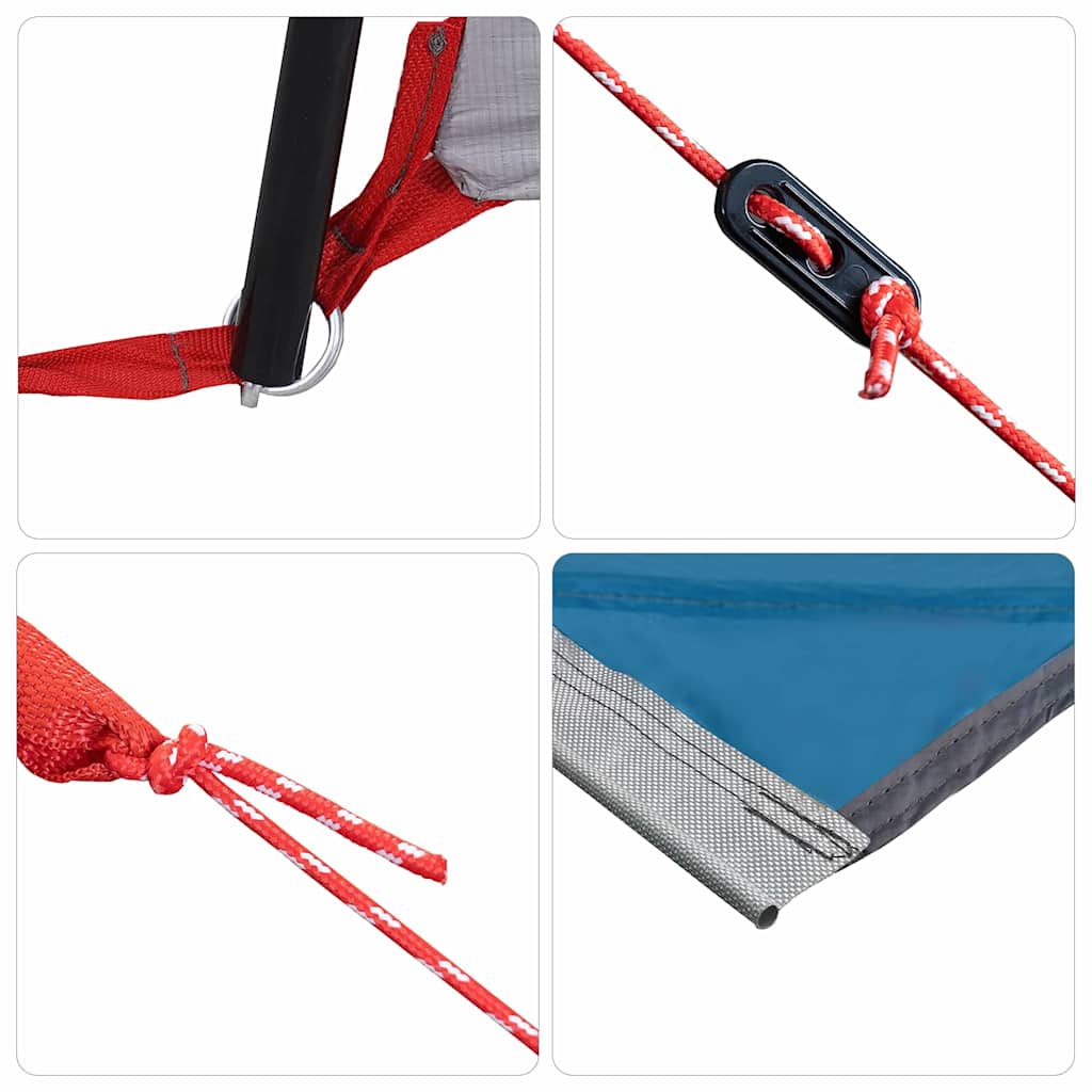 Užpakalinė palapinė karavanui Mėlyna 352 x 250 x 245 cm