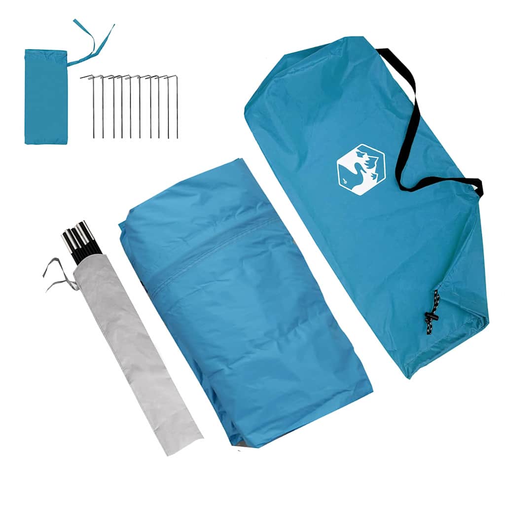 Užpakalinė palapinė karavanui Mėlyna 352 x 250 x 245 cm