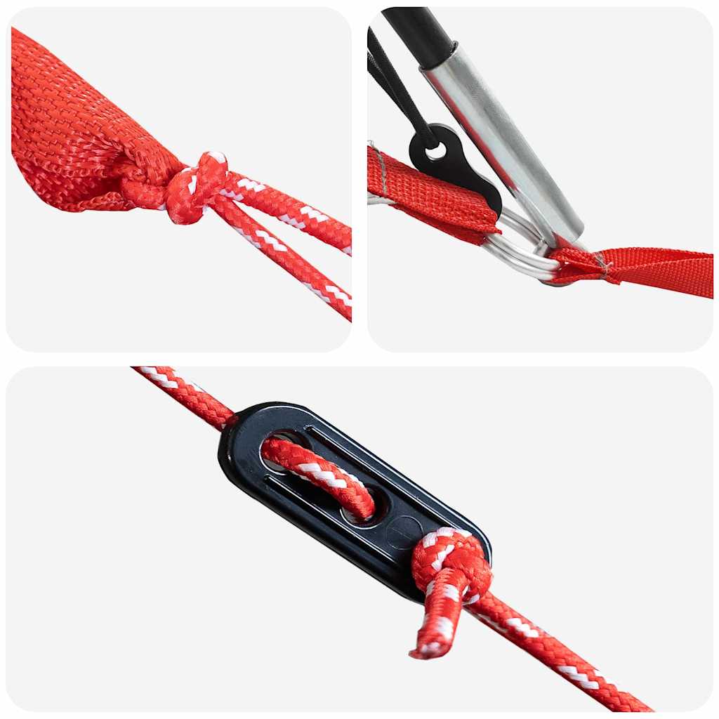 Tunelinė palapinė su stogu Pilka ir oranžinė 710 x 460 x 245 cm