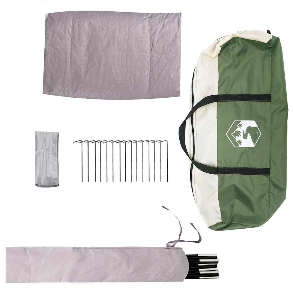 Kupolinis palapinė su stogu Žalia 505 x 450 x 248 cm