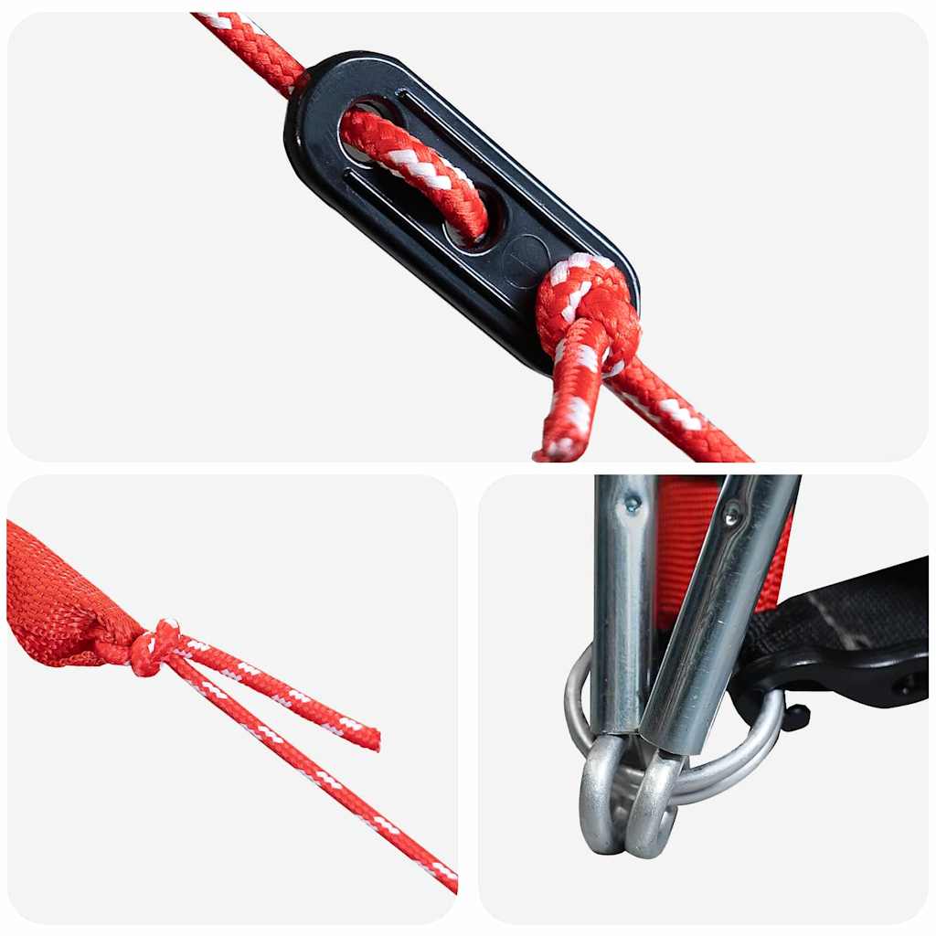 Kupolinis palapinė Pilka ir oranžinė 505 x 450 x 248 cm