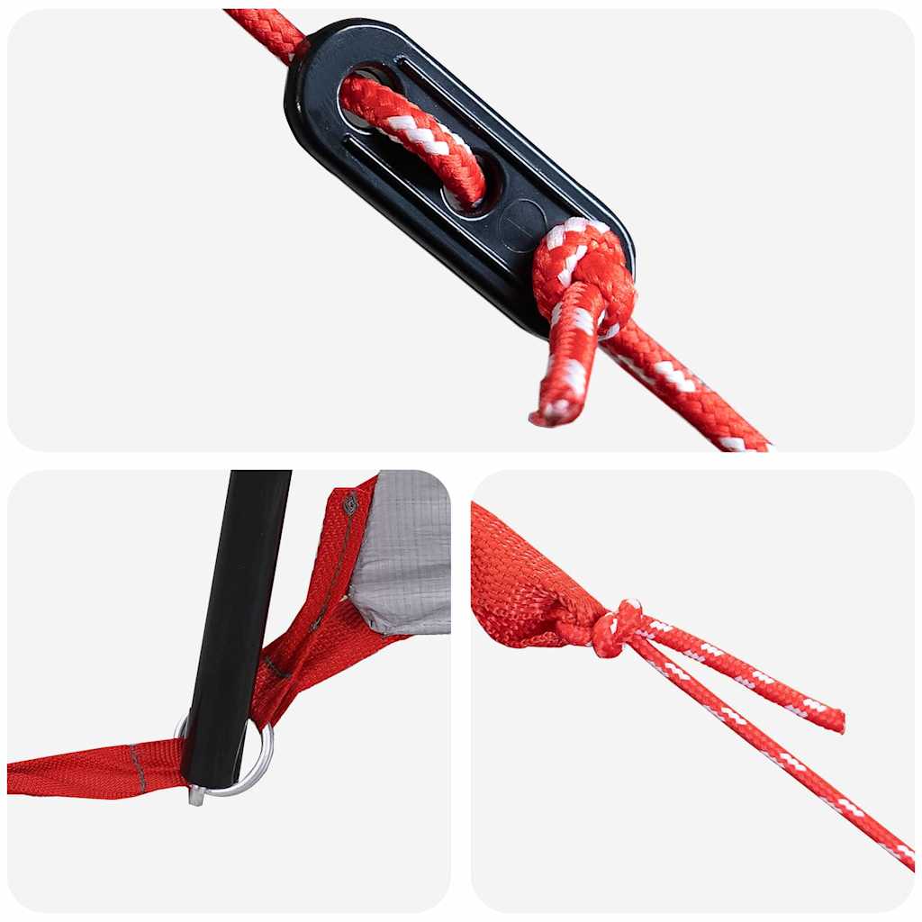 Kabanas palapinė su stogu Žalia ir balta 320 x 320 x 203 cm