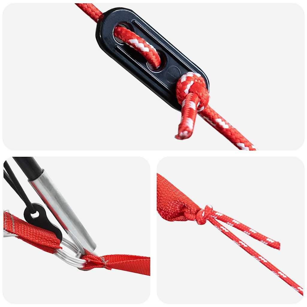 Tunelinė palapinė su stogu Mėlyna ir Pilka 700 x 590 x 215 cm