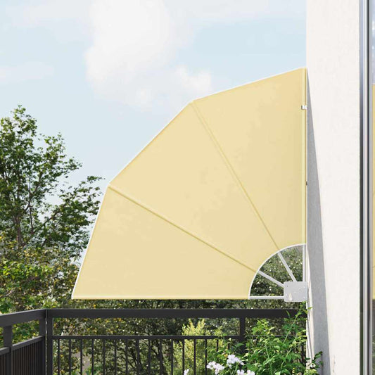 Balkono privatumo ekranas Smėlio 115 x 115 cm audinys