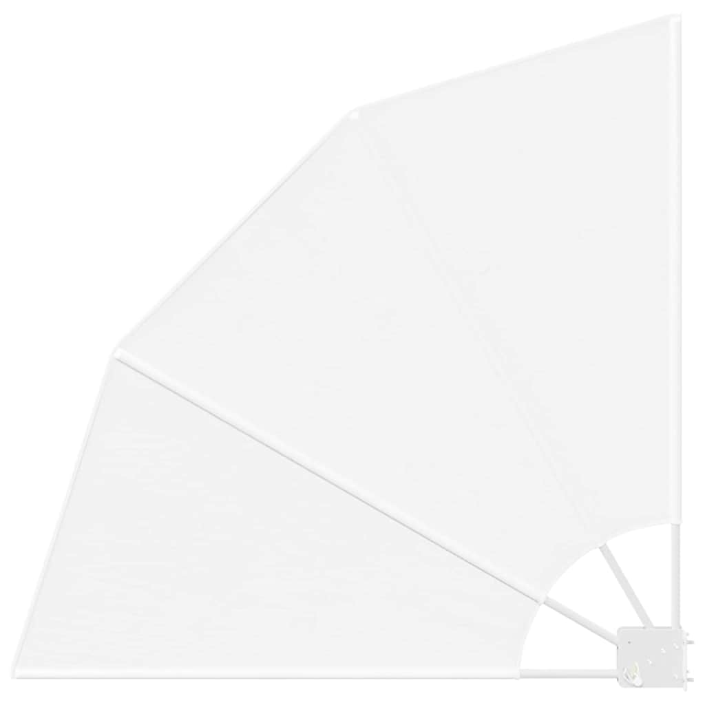 Balkono privatumo ekranas Balta 115 x 115 cm audinys