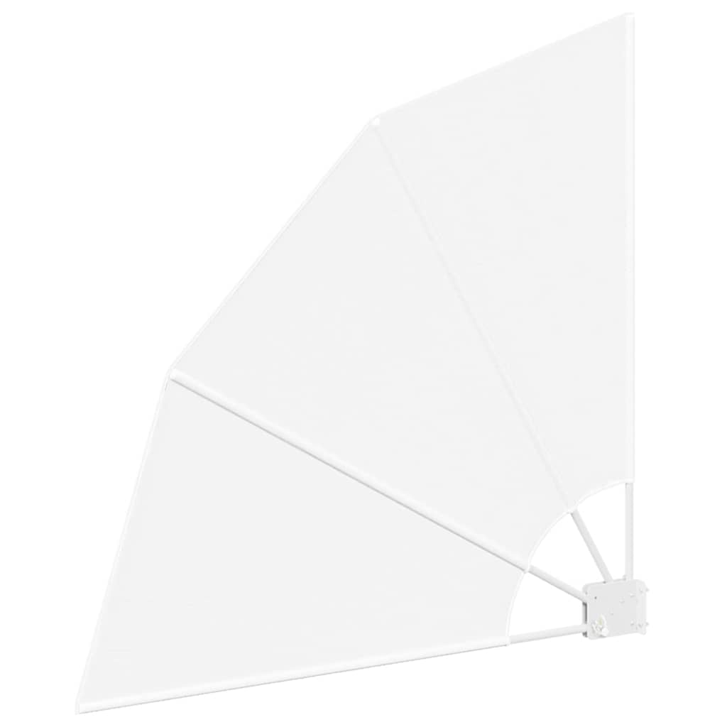 Balkono privatumo ekranas Balta 115 x 115 cm audinys