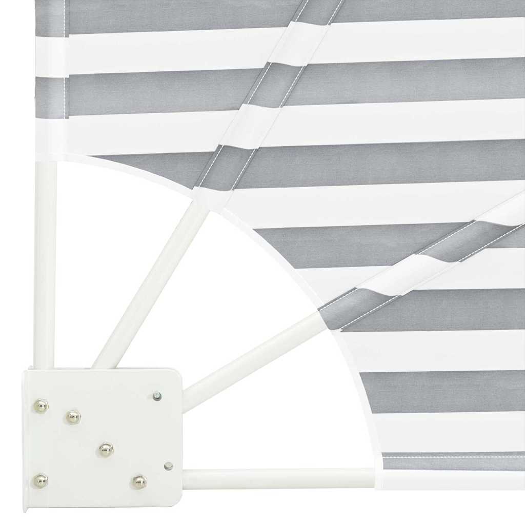 Balkono privatumo ekranas Antracito ir balta 115 x 115 cm