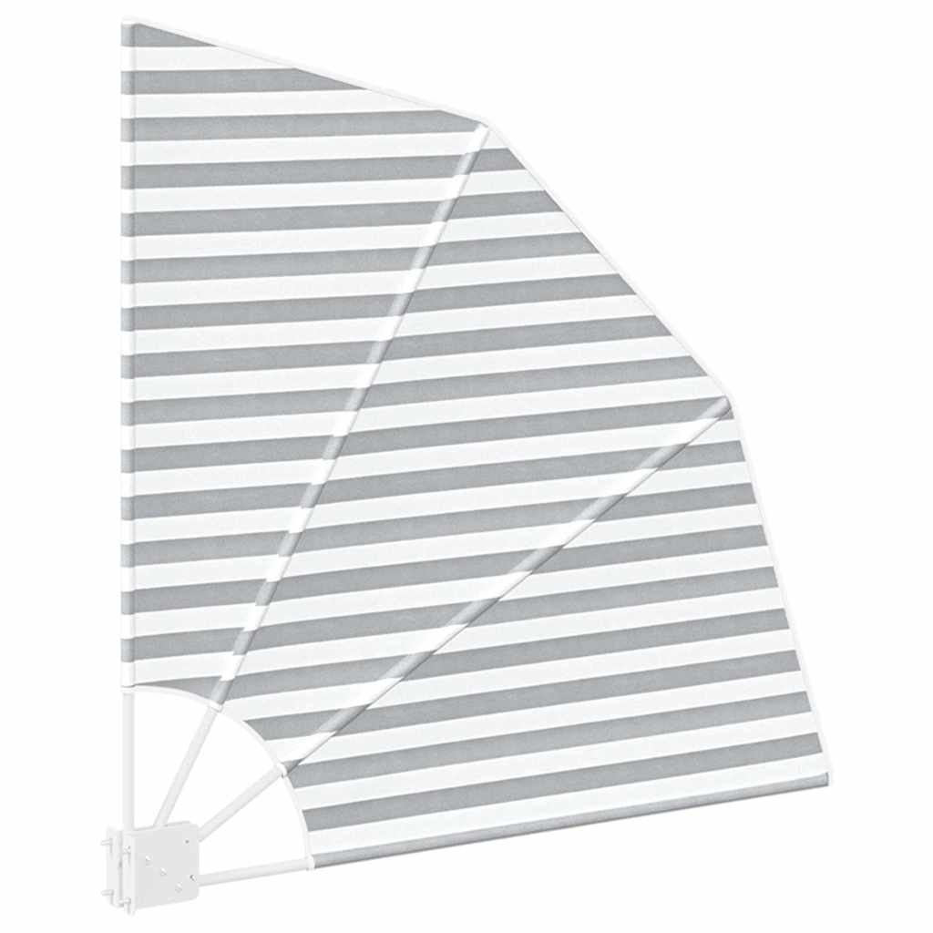 Balkono privatumo ekranas Antracito ir balta 115 x 115 cm