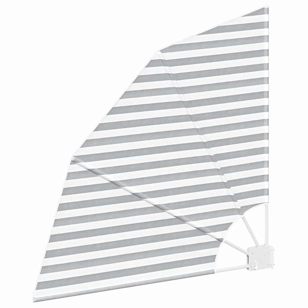 Balkono privatumo ekranas Antracito ir balta 115 x 115 cm