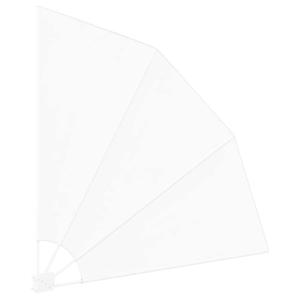 Balkono privatumo ekranas Balta 160 x 160 cm audinys