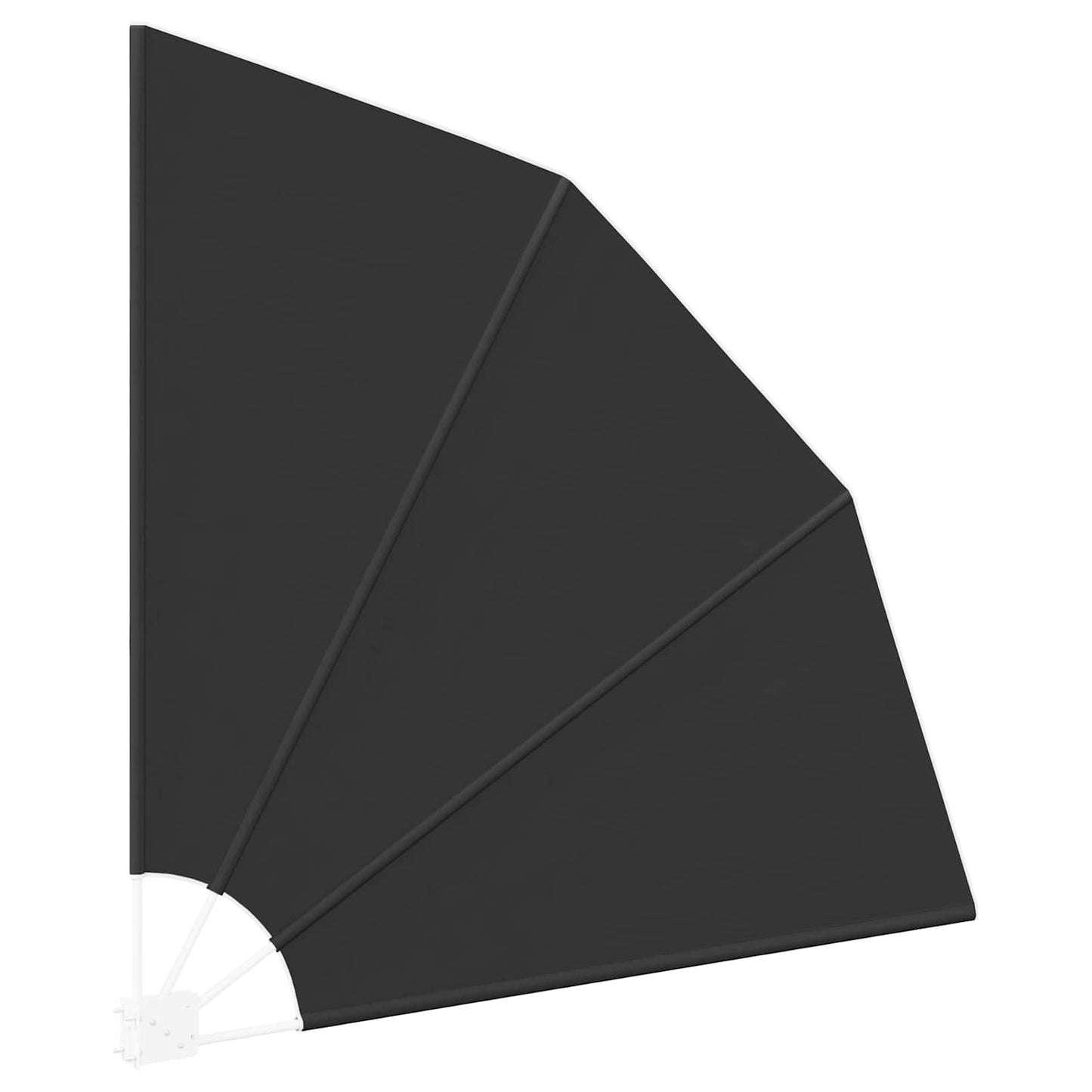 Balkono privatumo ekranas Juoda 140 x 140 cm audinys