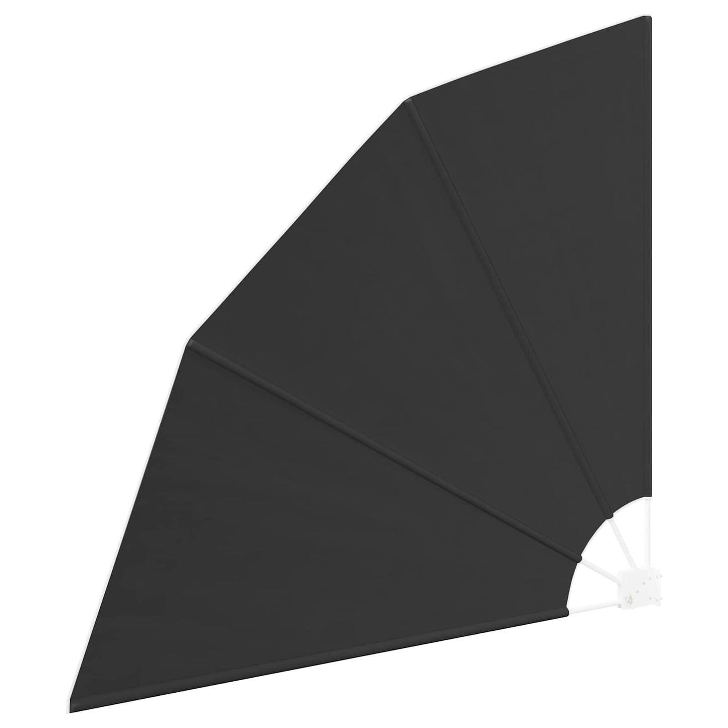 Balkono privatumo ekranas Juoda 140 x 140 cm audinys