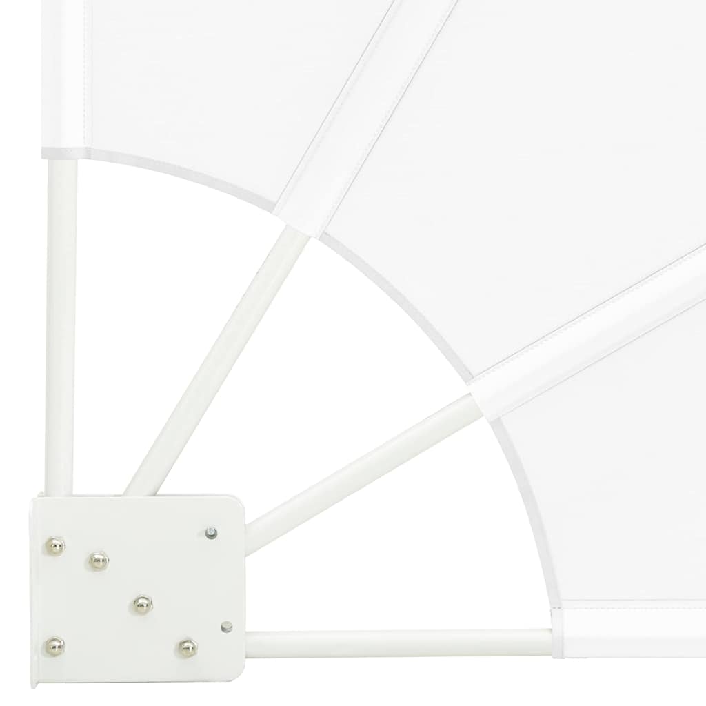 Balkono privatumo ekranas Balta 140 x 140 cm audinys