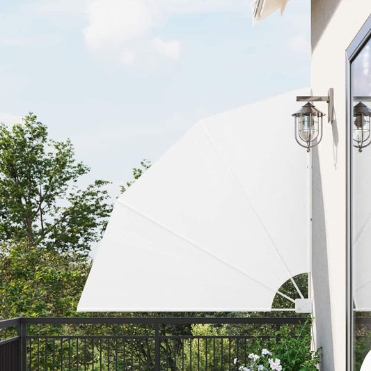 Balkono privatumo ekranas Balta 140 x 140 cm audinys