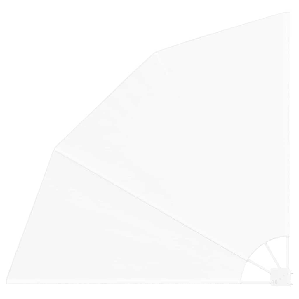 Balkono privatumo ekranas Balta 140 x 140 cm audinys