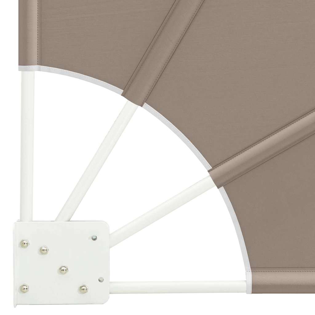 Balkono privatumo ekranas Taupe 210 x 210 cm audinys