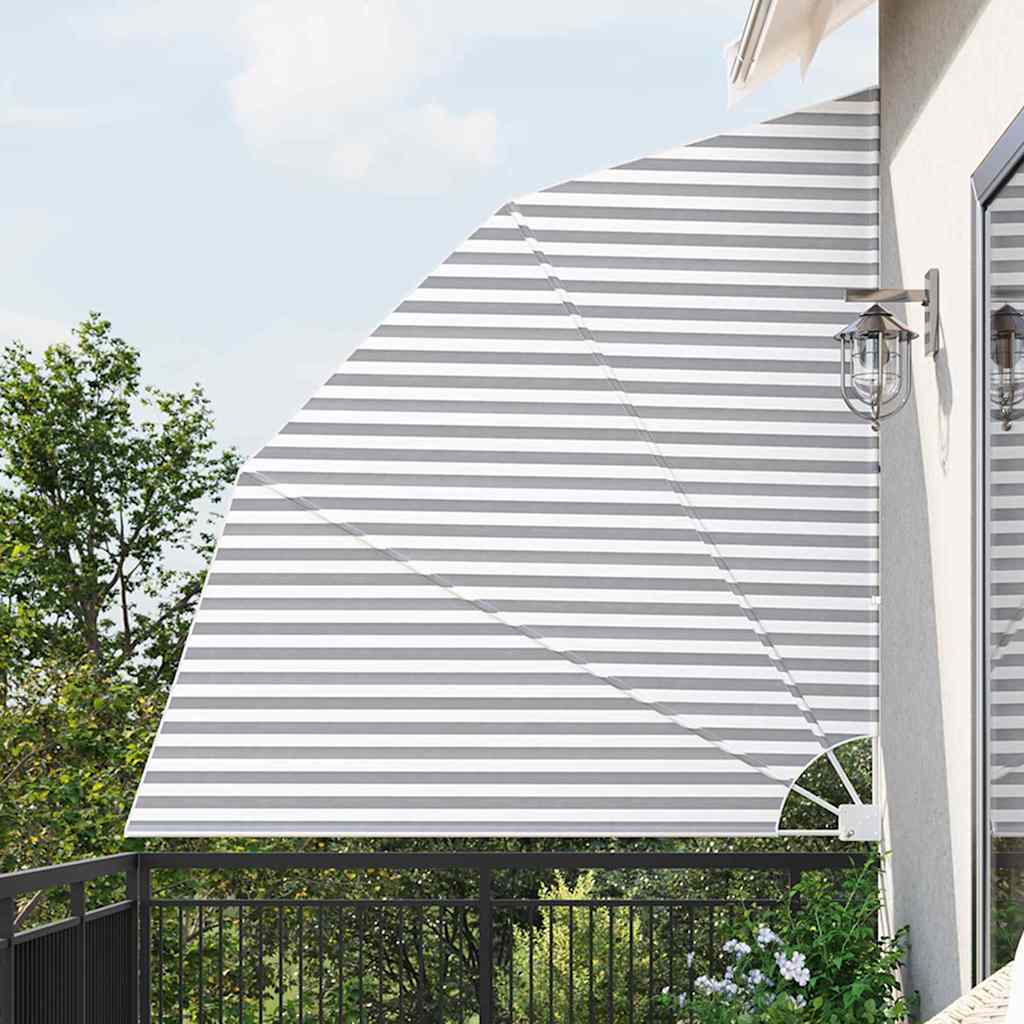 Balkono privatumo ekranas Antracito ir balta 210 x 210 cm