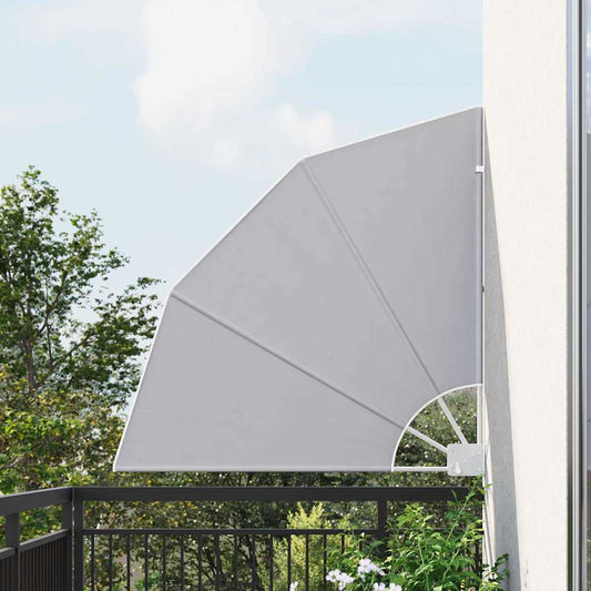 Balkono privatumo ekranas Pilka 115 x 115 cm audinys