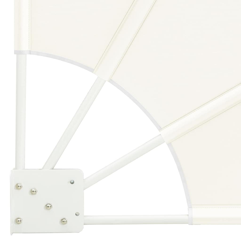 Balkono privatumo ekranas Kreminė 160 x 160 cm audinys