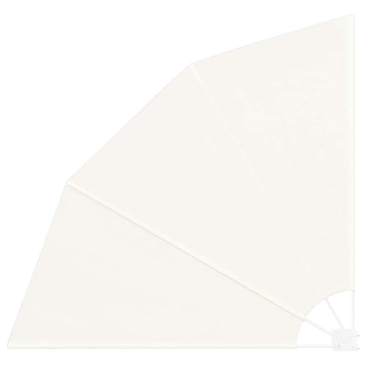 Balkono privatumo ekranas Kreminė 160 x 160 cm audinys