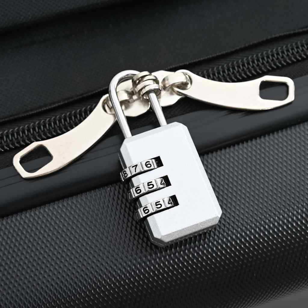 Lagaminas su užraktu Juoda 50 x 30 x 76 cm ABS plastikas