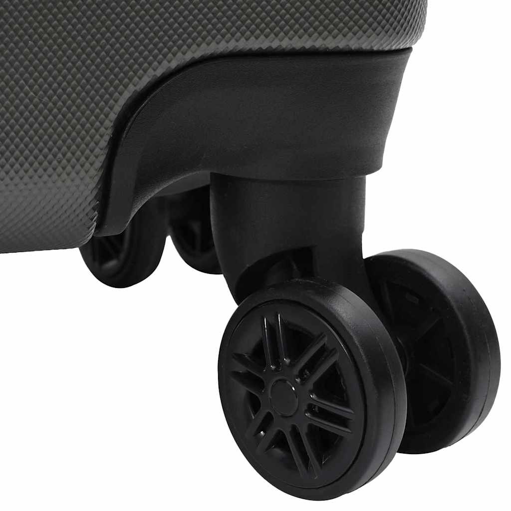 Krepšys Rinkinys su užraktu 3 pcs Tamsiai pilka 50 x 31 x 78 cm