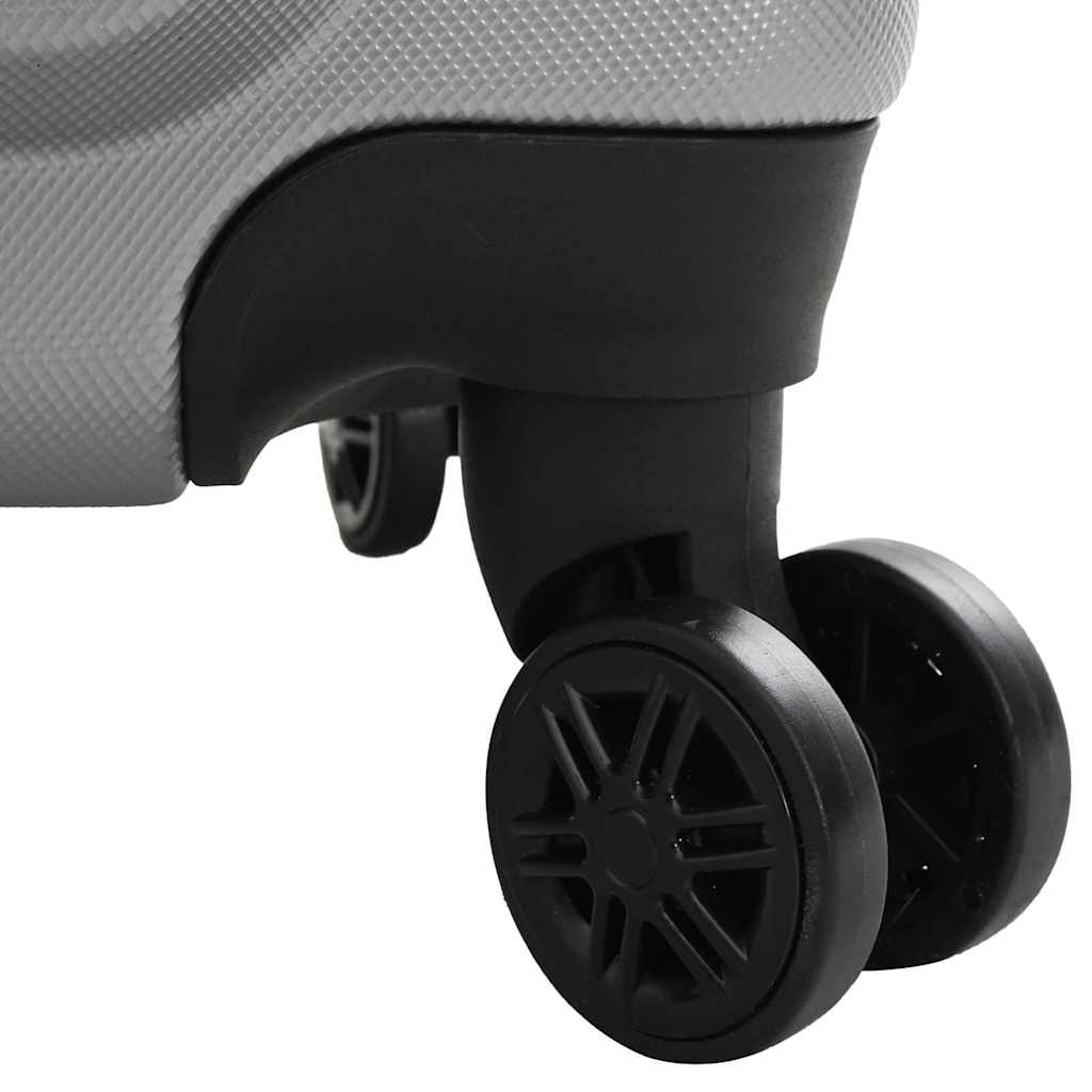 Krepšys Rinkinys su užraktu 3 pcs Sidabro 50 x 31 x 78 cm