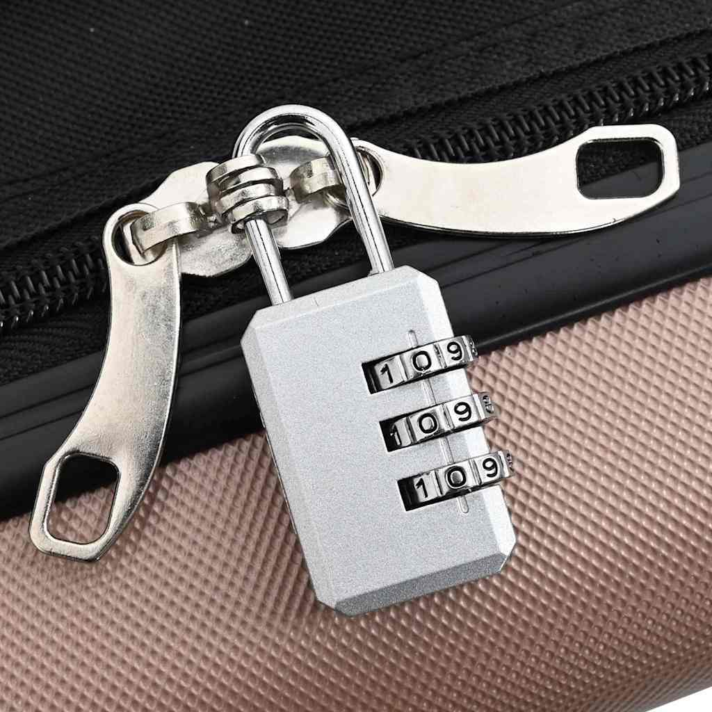 Lagaminas rožinis auksas 43 x 27 x 66 cm ABS plastikas