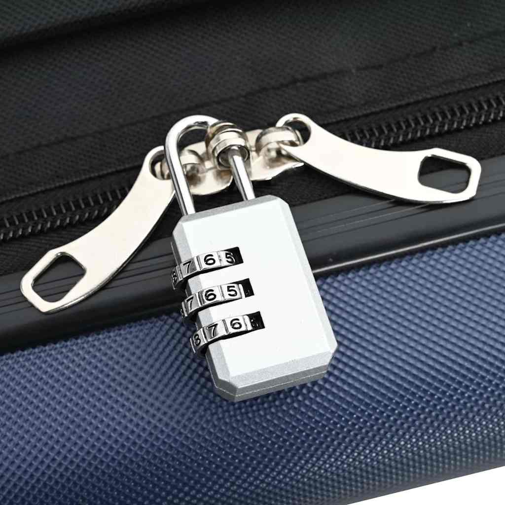 Lagaminas su užraktu Tamsi mėlyna 50 x 30 x 76 cm ABS plastikas