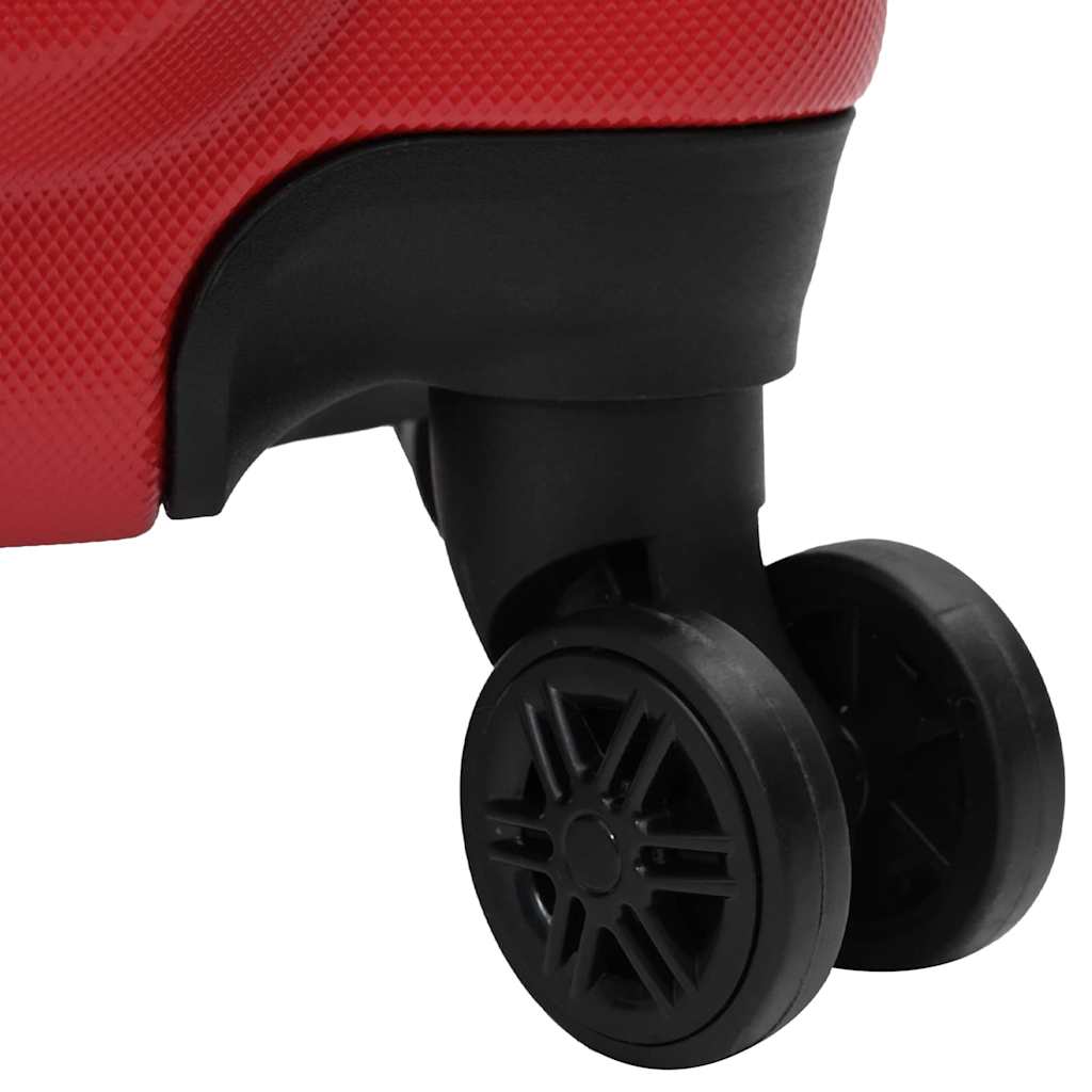 Krepšys Rinkinys su užraktu 3 pcs Raudona 50 x 31 x 78 cm