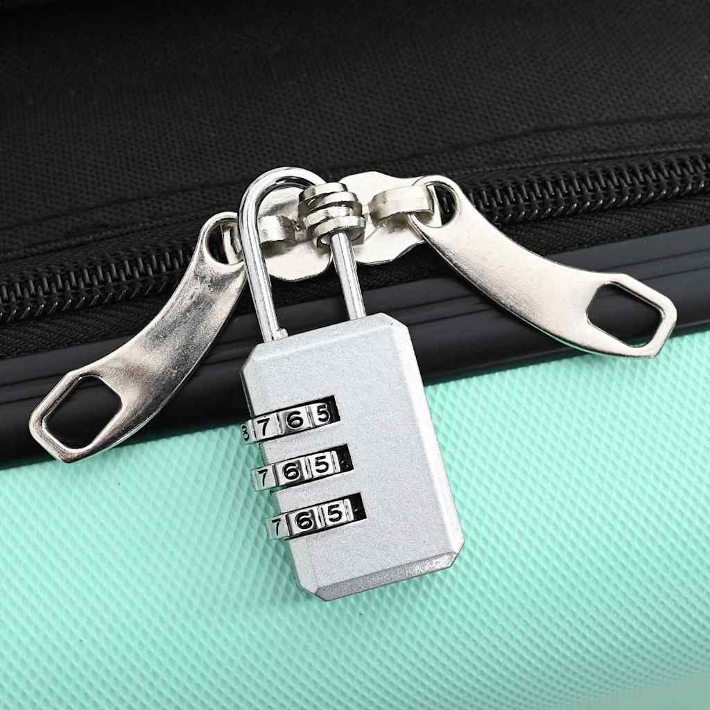 Lagaminas su užraktu Mėtų žalia 34 x 23 x 55.5 cm ABS plastikas