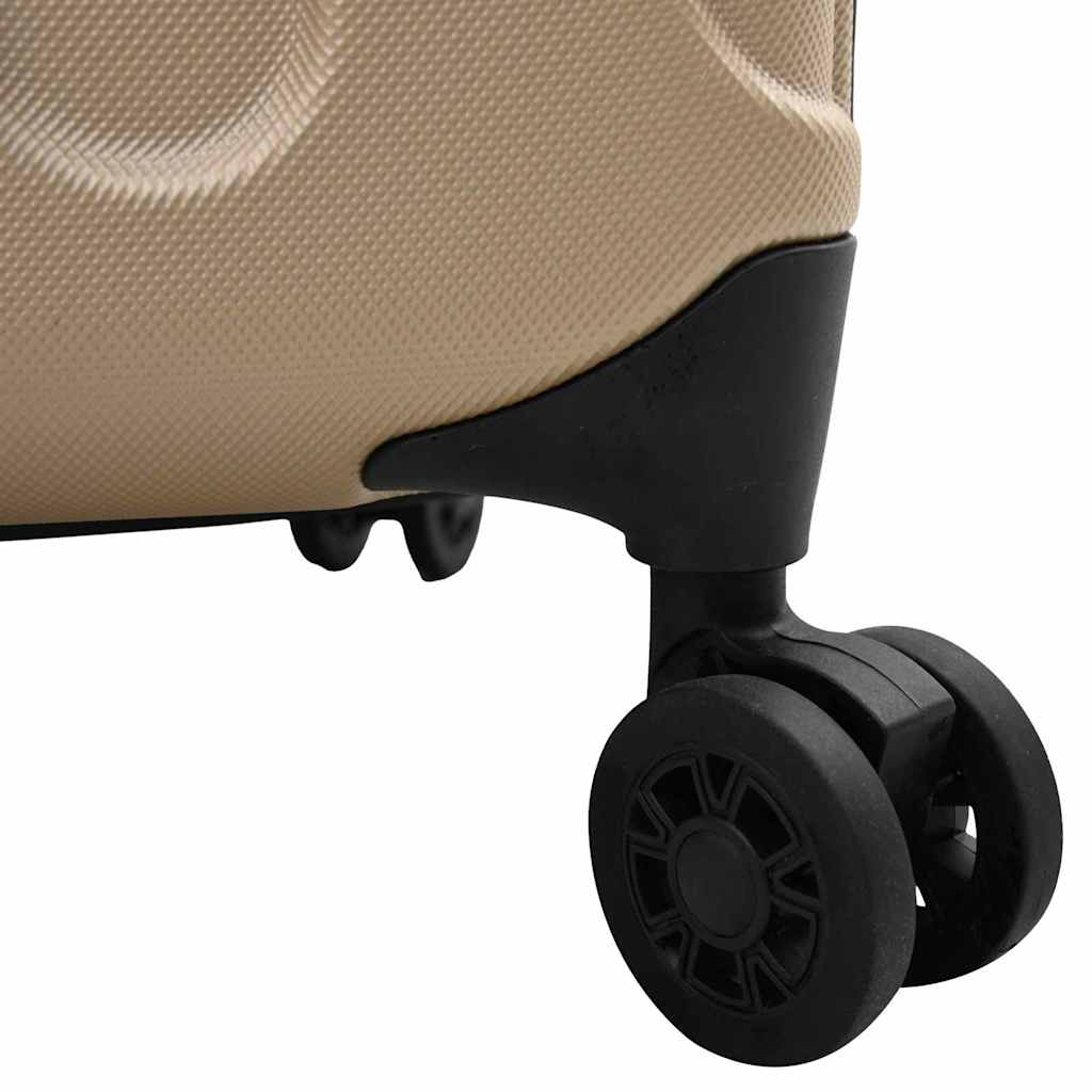 Lagaminas su užraktu šampano 34 x 23 x 55.5 cm ABS plastikas