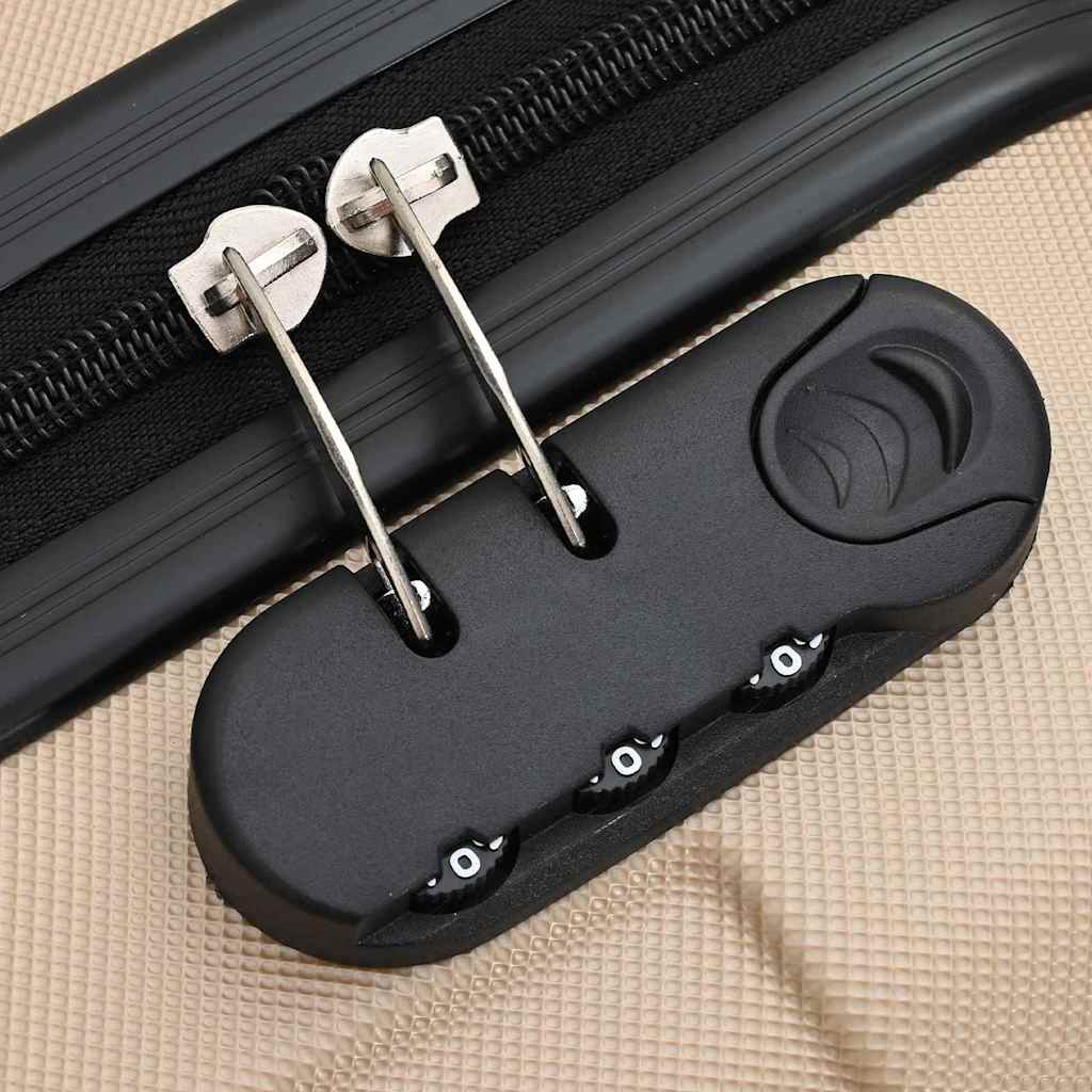 Krepšys Rinkinys su užraktu 3 pcs šampano 50 x 31 x 78 cm