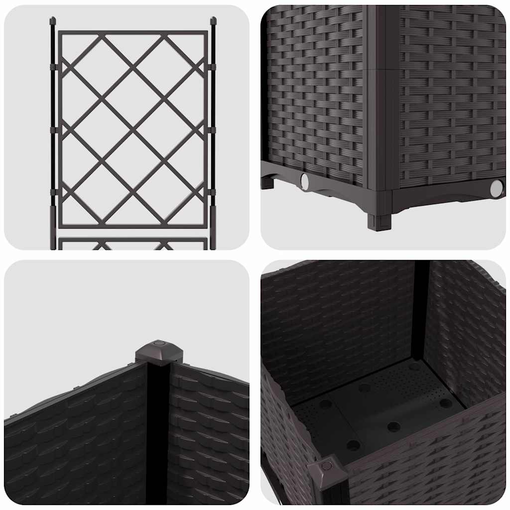 Sodo vazonas Ruda 40 x 40 x 143 cm PP