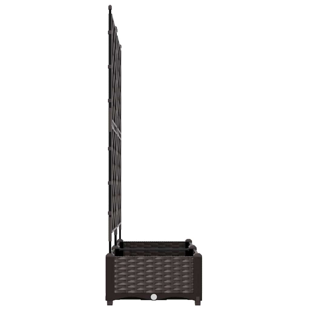 Sodo vazonas 2 vnt. Ruda 80 x 40 x 125,5 cm PP