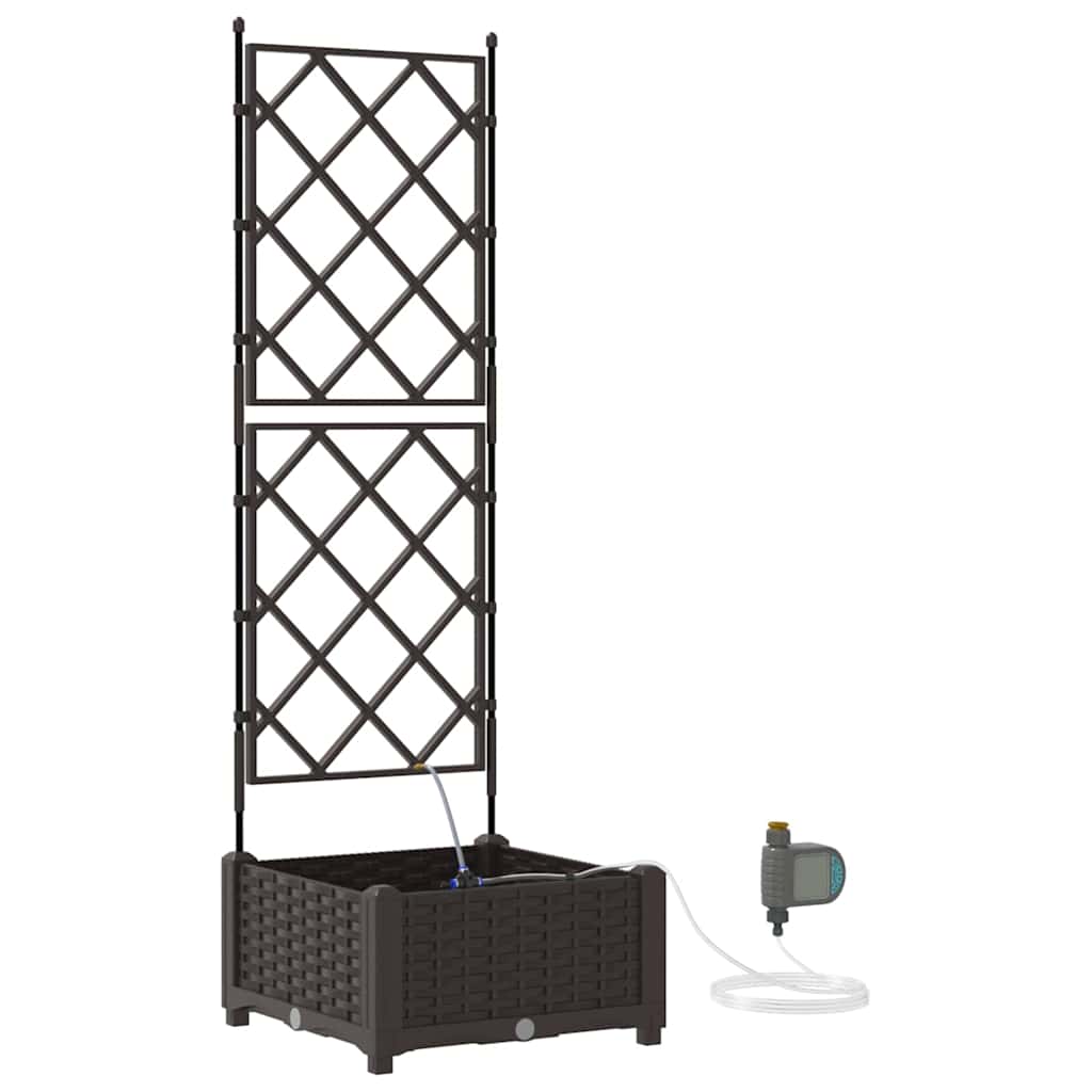 Sodo vazonas Ruda 40 x 40 x 126 cm Plastmasė