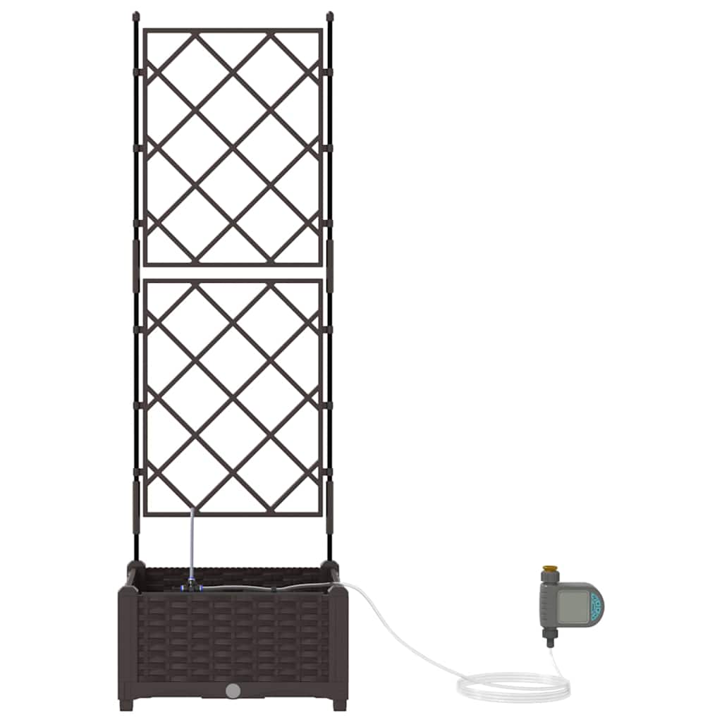 Sodo vazonas Ruda 40 x 40 x 126 cm Plastmasė