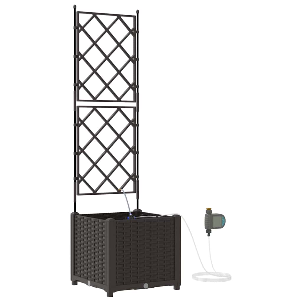 Sodo vazonas Ruda 40 x 40 x 142 cm Plastmasė