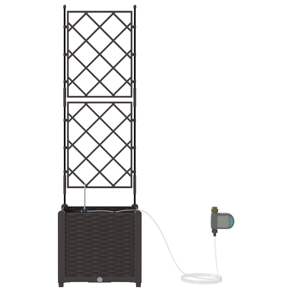 Sodo vazonas Ruda 40 x 40 x 142 cm Plastmasė