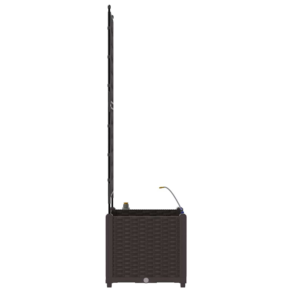 Sodo vazonas Ruda 40 x 40 x 142 cm Plastmasė