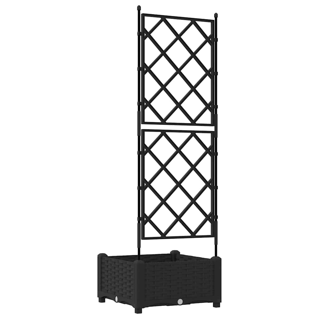 Sodo vazonas Juodas 40 x 40 x 125,5 cm Plastmasė