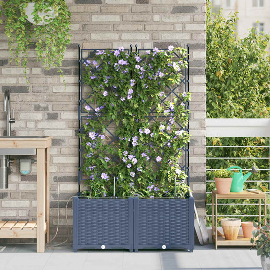 Sodo sodinukai Pilka 80 x 40 x 142 cm Plienas