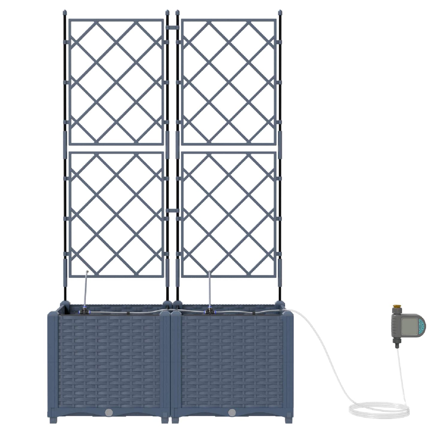 Sodo sodinukai Pilka 80 x 40 x 142 cm Plienas