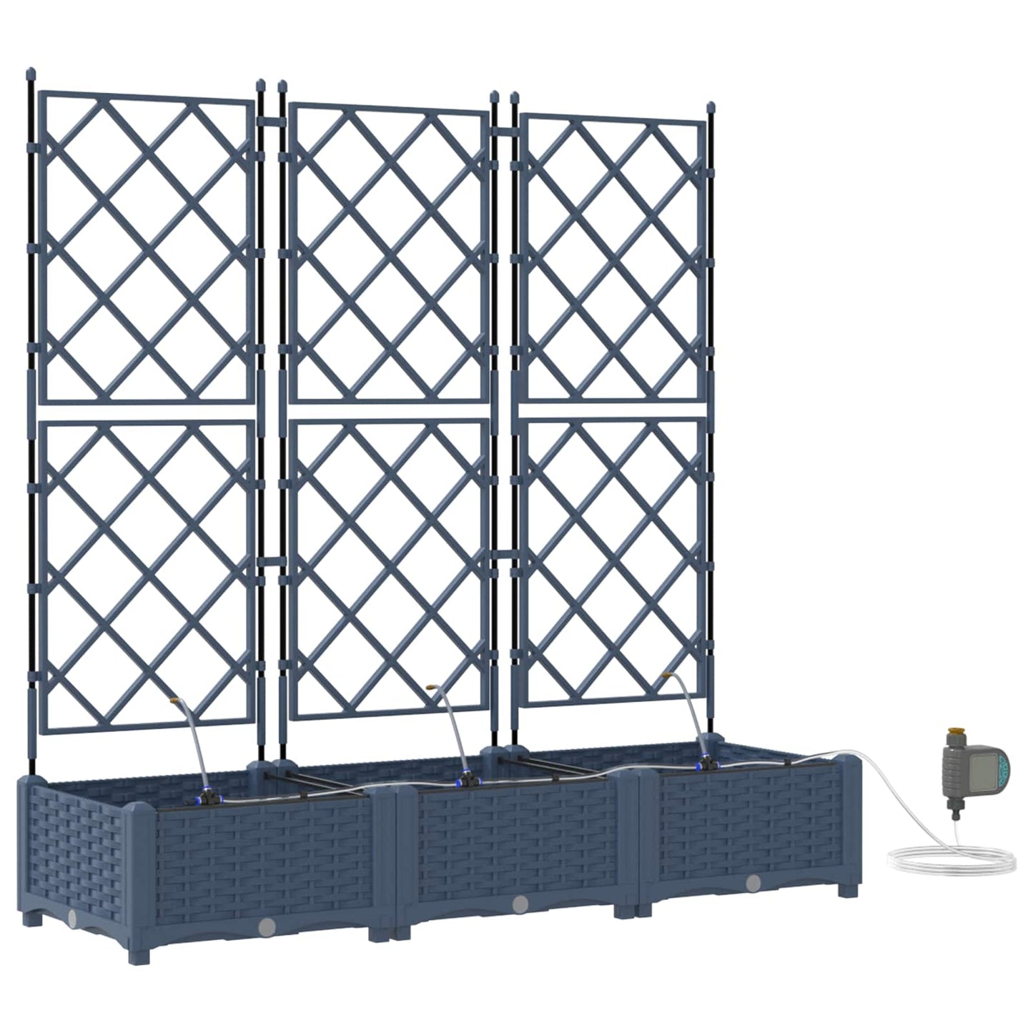 Sodo sodinukai Pilka 120 x 40 x 126 cm Plienas