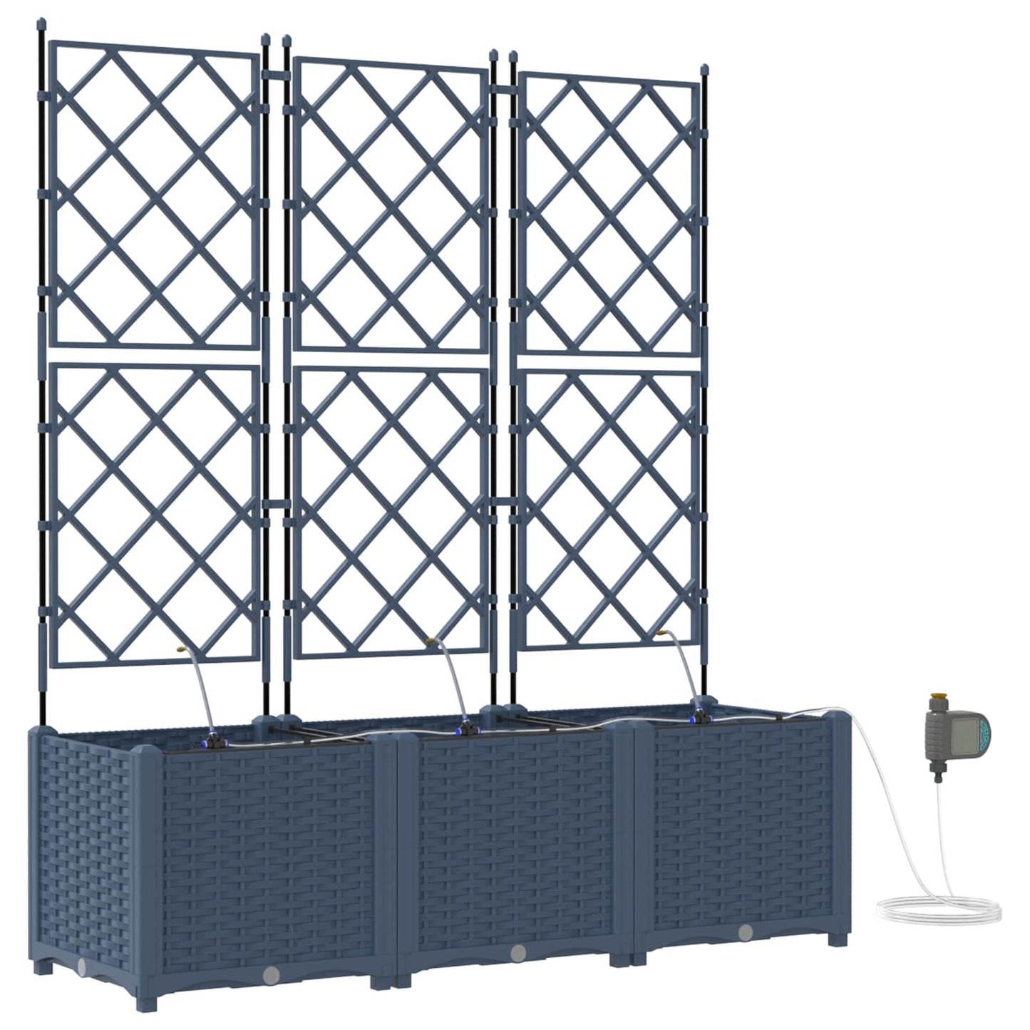 Sodo sodinukai Pilka 120 x 40 x 142 cm Plienas