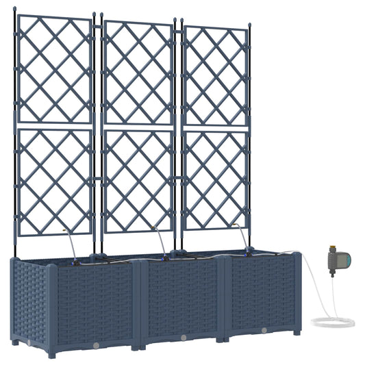 Sodo sodinukai Pilka 120 x 40 x 142 cm Plienas